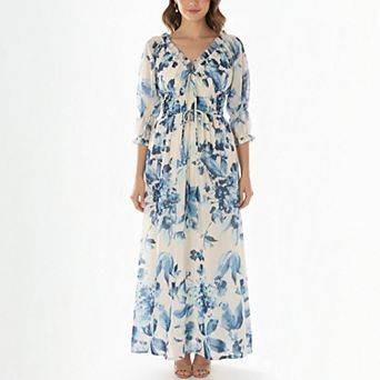 Women's Taylor Floral V-Neck A-Line Dress