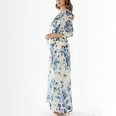 Women's Taylor Floral V-Neck A-Line Dress