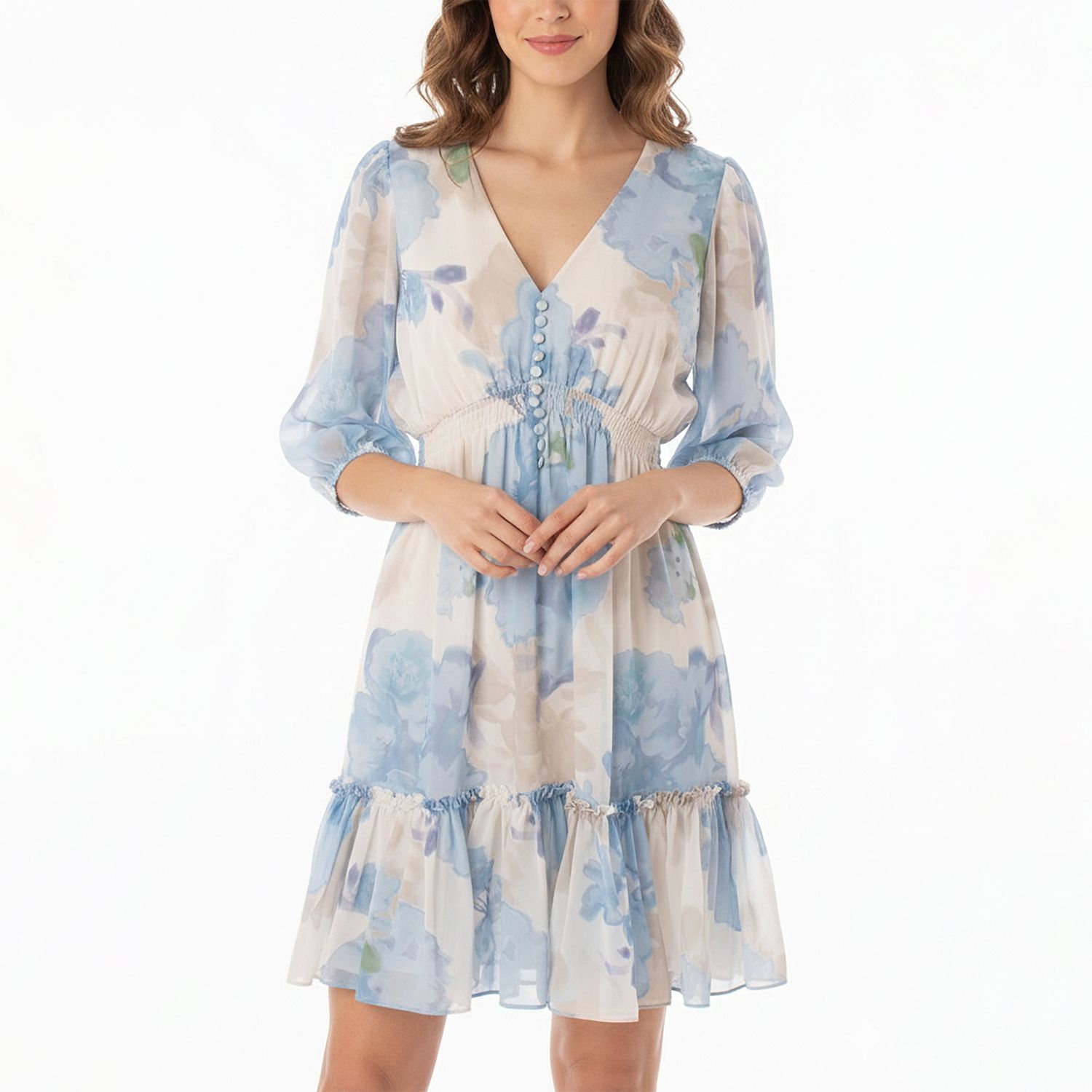 Женские платья Taylor Floral Chiffon A-Line Mini Dress