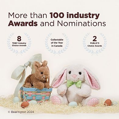 Boomer The Stuffed Bunny, 10.5 Inch Stuffed Bunny Plush