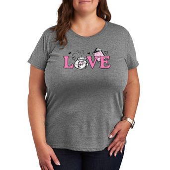 Plus Size Dr. Seuss Fish Love Graphic Tee