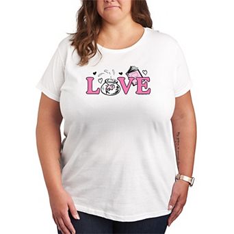Plus Size Dr. Seuss Fish Love Graphic Tee