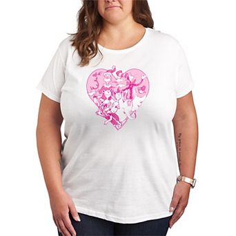Plus Size Dr. Seuss Valentine's Day Heart Graphic Tee