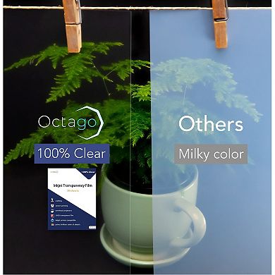 Inkjet Transparency Paper for Printers (8.5x11 Inches) - 30 Sheets