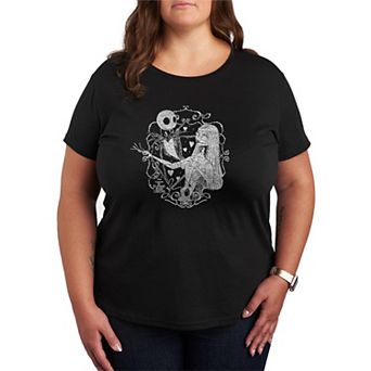 Plus Size Disney's The Nightmare Before Christmas Jack & Sally Valentine Graphic Tee