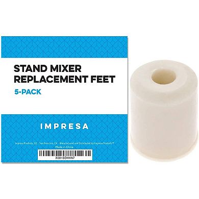 Mixer Feet Compatible With KitchenAid (5-Pack) - Universal Replacement