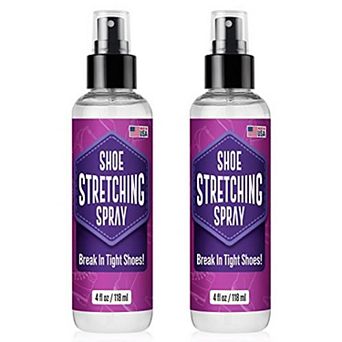 [2 Pack] 4oz Shoe Stretcher Sprays Fast-Acting Shoe Stretch for Leather & More
