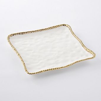 Pampa Bay Golden Salerno Square Serving Platter