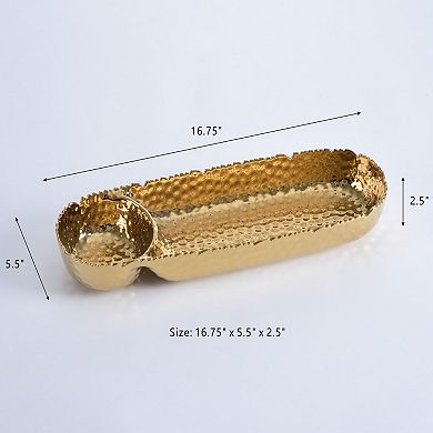 Pampa Bay Golden Millennium Chip and Dip Bowl