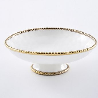 Pampa Bay Golden Salerno Footed Bowl