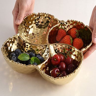 Pampa Bay Golden Millennium 4 Section Bowl