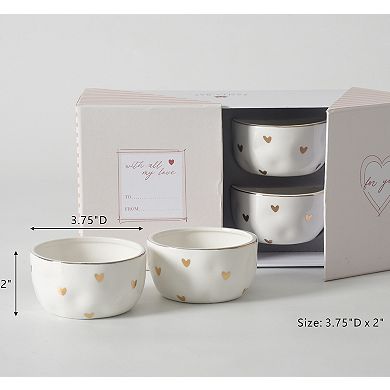 Pampa Bay 4-pc. Heart To Heart Snack Bowl Set