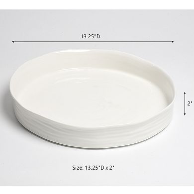 Pampa Bay Le Blanc Round Platter