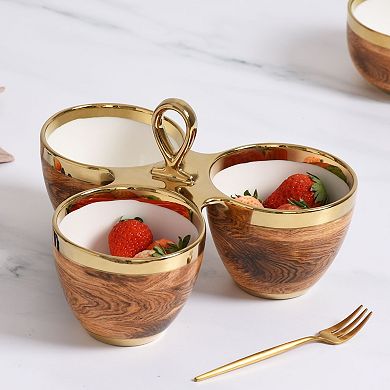 Pampa Bay Madera 3 Part Server Dish