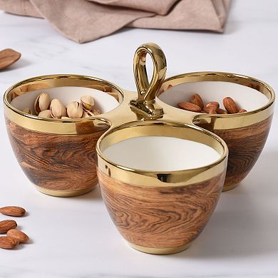 Pampa Bay Madera 3 Part Server Dish