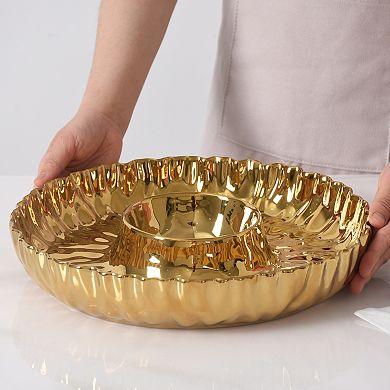 Pampa Bay Mascali Bianca Chip & Dip Serving Bowl