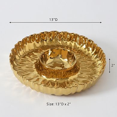 Pampa Bay Mascali Bianca Chip & Dip Serving Bowl