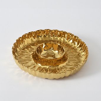 Pampa Bay Mascali Bianca Chip & Dip Serving Bowl