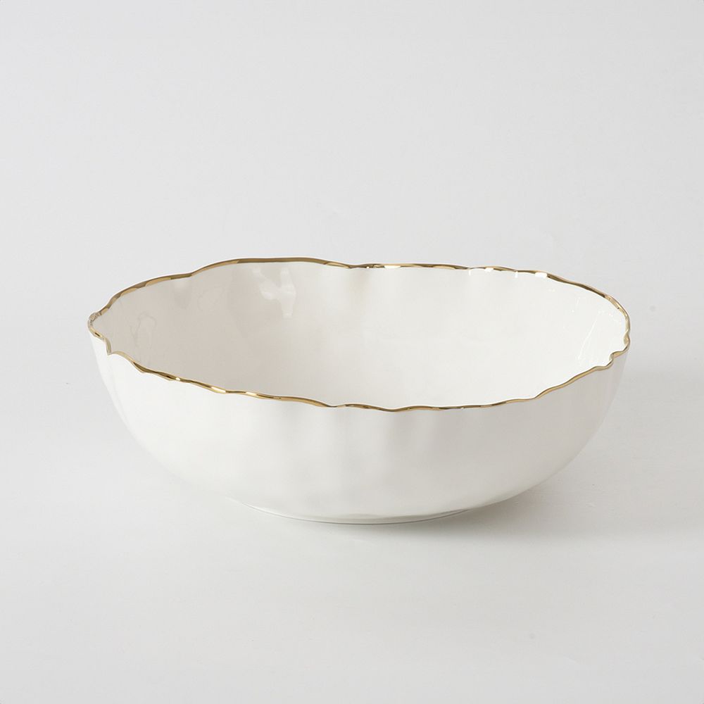 Pampa Bay Medium Footed Bowl in Portofino