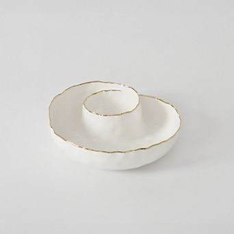 Pampa Bay Portofino Round Chip & Dip Serving Bowl