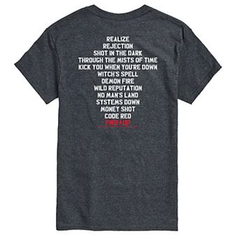 Men's ACDC Set List Graphic Tee