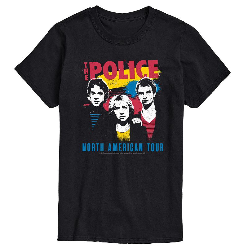 Men's The Police North American Tour Graphic Tee, 