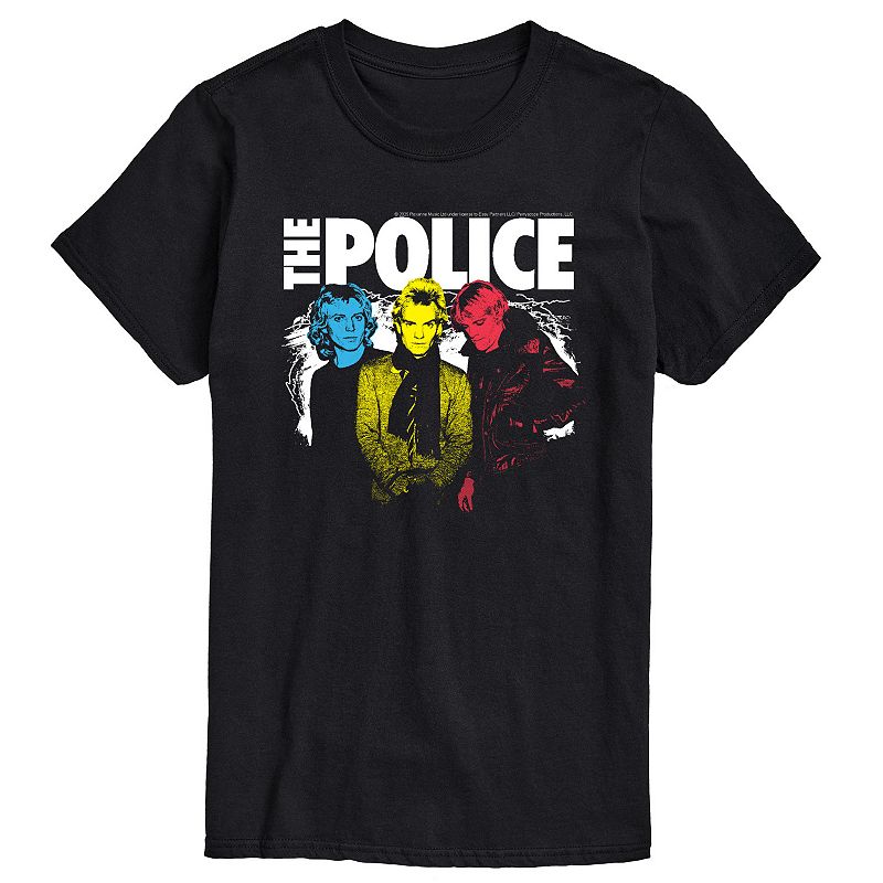 Men's The Police Color Pop Graphic Tee, 