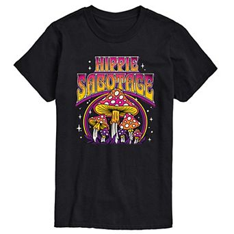 Men's Hippie Sabotage Mushroom Graphic Tee