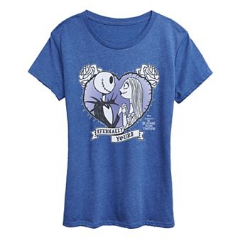 Women's Disney's The Nightmare Before Christmas Jack & Sally Graphic Tee