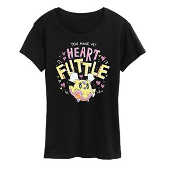 Women's Pokémon You Make My Heart Flittle Graphic Tee