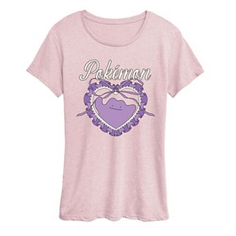 Women's Pokémon Ditto Coquette Graphic Tee