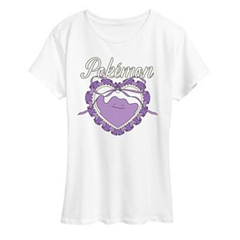 Women's Pokémon Ditto Coquette Graphic Tee