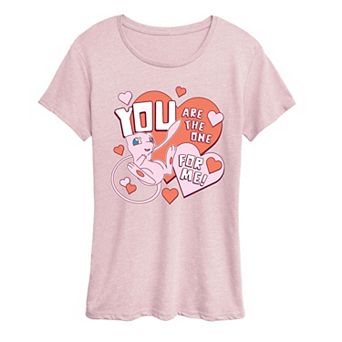 Women's Pokémon Mew You Are The One For Me Graphic Tee
