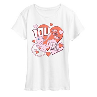 Women's Pokémon Mew You Are The One For Me Graphic Tee