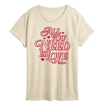 Women's The Beatles All You Need Is Love Graphic Tee