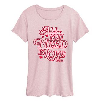 Women's The Beatles All You Need Is Love Graphic Tee