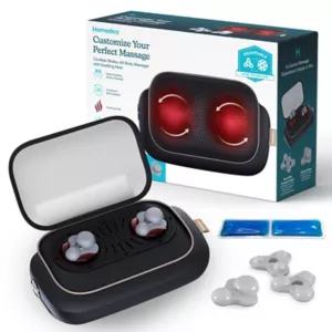 HoMedics Cordless All-Body Massager with Soothing Heat & Interchangeable Attachments