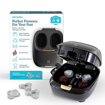 HoMedics Shiatsu Air Foot Massager with Interchangeable Attachments