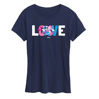 Women's Disney's Lilo & Stitch Love Stitch & Angel Graphic Tee