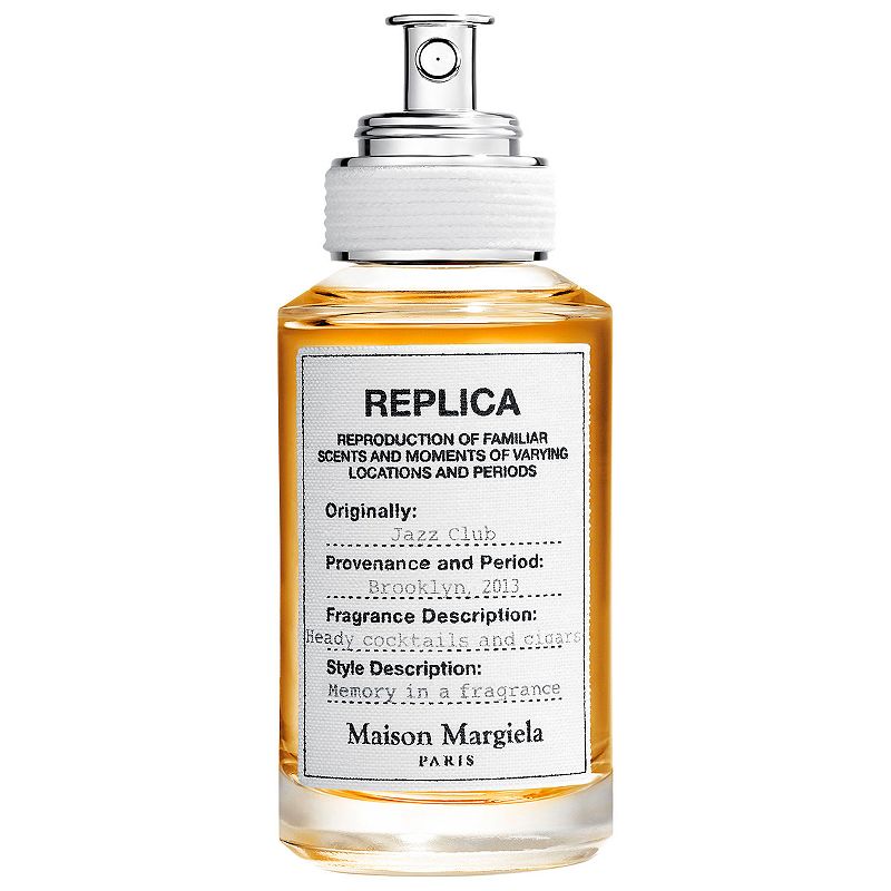 Maison Margiela 'REPLICA' Jazz Club Eau de Toilette with Tobacco Leaf, Pink Pepper, and Rum, Size: 1 FL Oz, Jazzclub