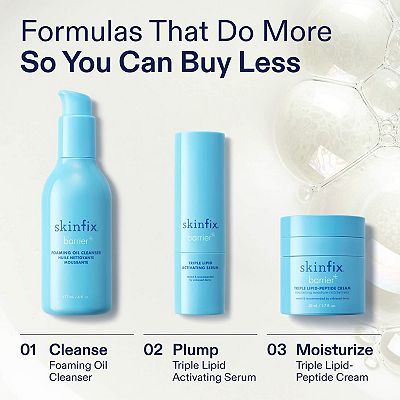 Skinfix Triple Lipid-Peptide Cream Refillable Barrier Moisturizer
