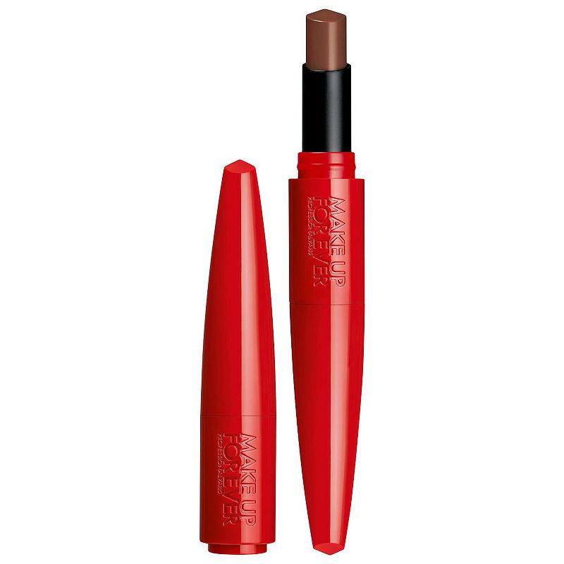 MAKE UP FOR EVER Rouge Artist For Ever Satin & Matte Lipstick, Size: .06Oz, 608 Limitless Brown