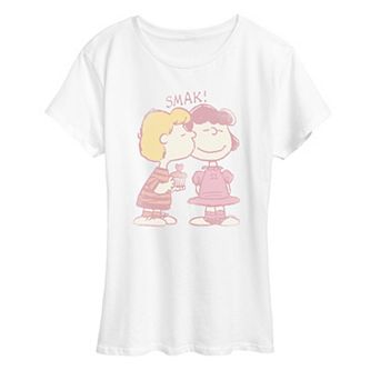 Women's Peanuts SMAK Distressed Graphic Tee