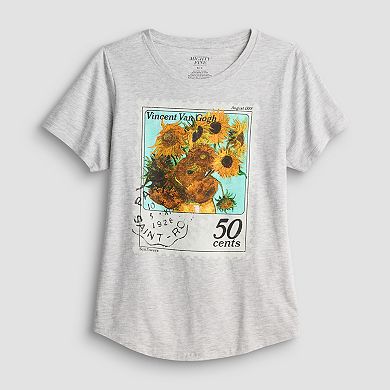 Women’s Missy Vincent Van Gogh Sunflowers Graphic Tee
