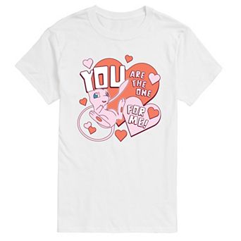 Men's Pokémon Mew You Are The One For Me Graphic Tee