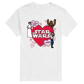 Men's Star Wars Valentine's Day Sketch Graphic Tee