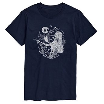 Men's Disney's The Nightmare Before Christmas Jack & Sally Graphic Tee