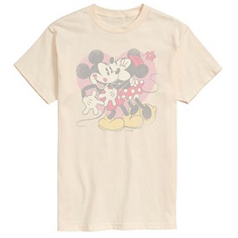 Men's Disney's Mickey & Minnie Valentine's Day Heart Distressed Graphic Tee