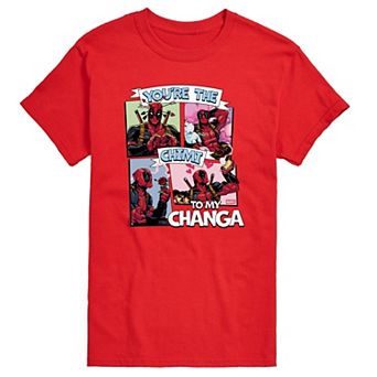 Men's Deadpool You're The Chimi To My Changa Graphic Tee
