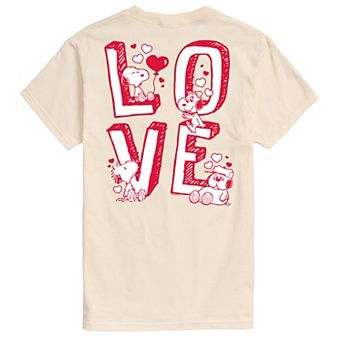 Men's Peanuts Snoopy's Siblings Love Graphic Tee